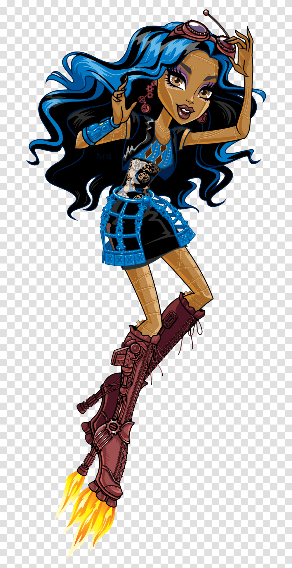 Robecca Steam Monster High Characters, Person, People, Samurai, Leisure Activities Transparent Png