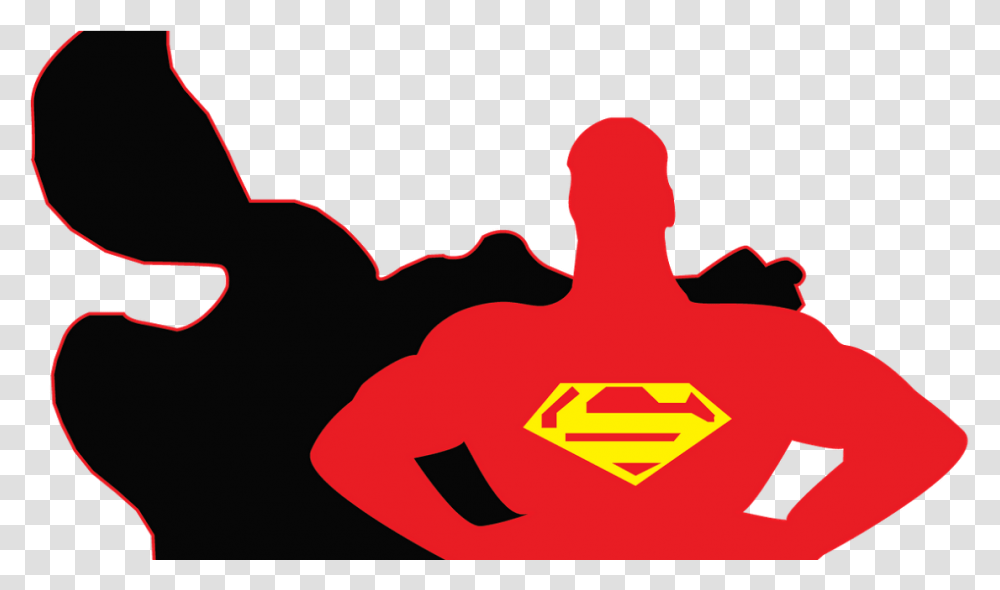 Robert Walsh Gfx Superman Outline Symbol Logo Superman, Label, Text, Sticker, Person Transparent Png