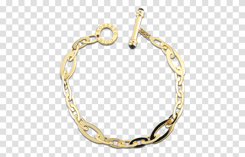 Roberto Coin Chic And Shine Small Link Bracelet Roberto Coin Bracelet Gold, Jewelry, Accessories, Accessory, Chain Transparent Png