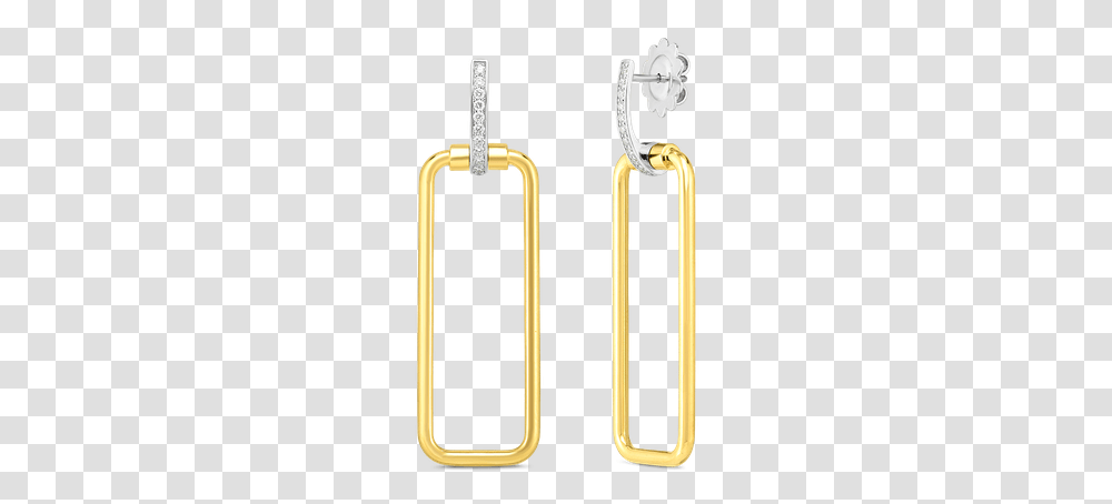 Roberto Coin Classica Parisienne Rectangular Drop Earring Earrings, Handle, Chair, Furniture, Jaw Transparent Png