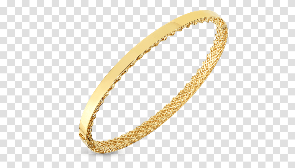 Roberto Coin Golden Gate Oval Bangle Roberto Coin, Accessories, Accessory, Bangles Transparent Png