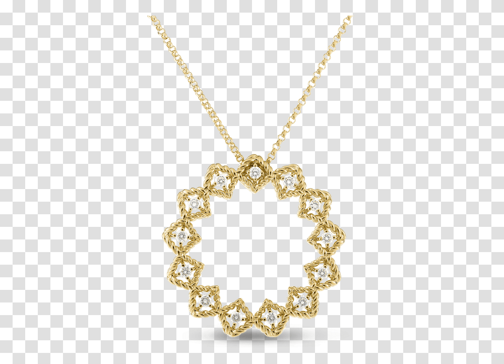 Roberto Coin Large Diamond Circle Necklace Roberto Coin Roman Barocco, Pendant, Jewelry, Accessories, Accessory Transparent Png