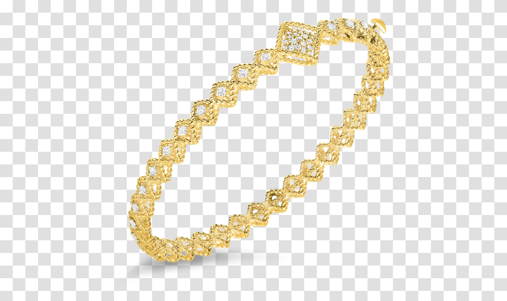 Roberto Coin Off Center Diamond Station Bangle Roberto Coin Roman Barocco, Accessories, Accessory, Jewelry, Bracelet Transparent Png