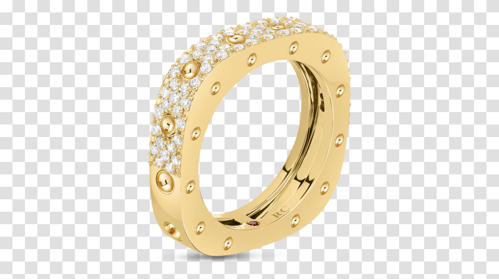 Roberto Coin Pois Moi 18k Yellow Gold 1 Row Square Roberto Coin Pois Moi Ring, Accessories, Accessory, Jewelry, Hip Transparent Png