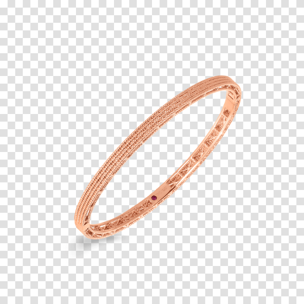Roberto Coin Rose Gold Barocco Oval Bangle, Bracelet, Jewelry, Accessories, Accessory Transparent Png