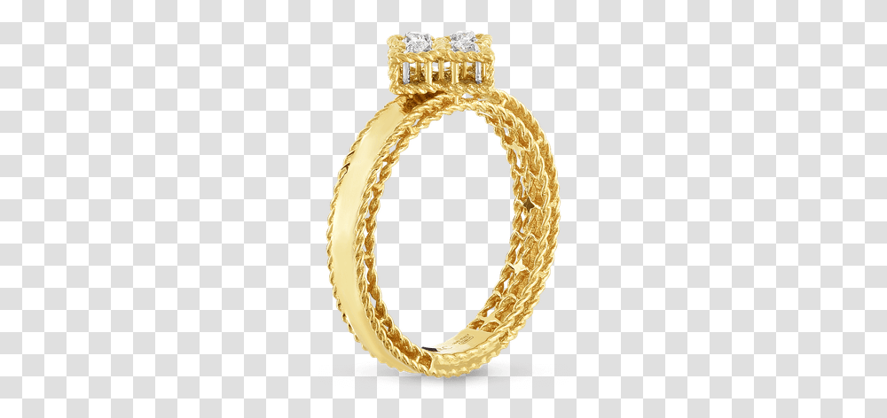 Roberto Coin Small Ring With Diamonds Engagement Ring, Gold, Accessories, Accessory, Bracelet Transparent Png