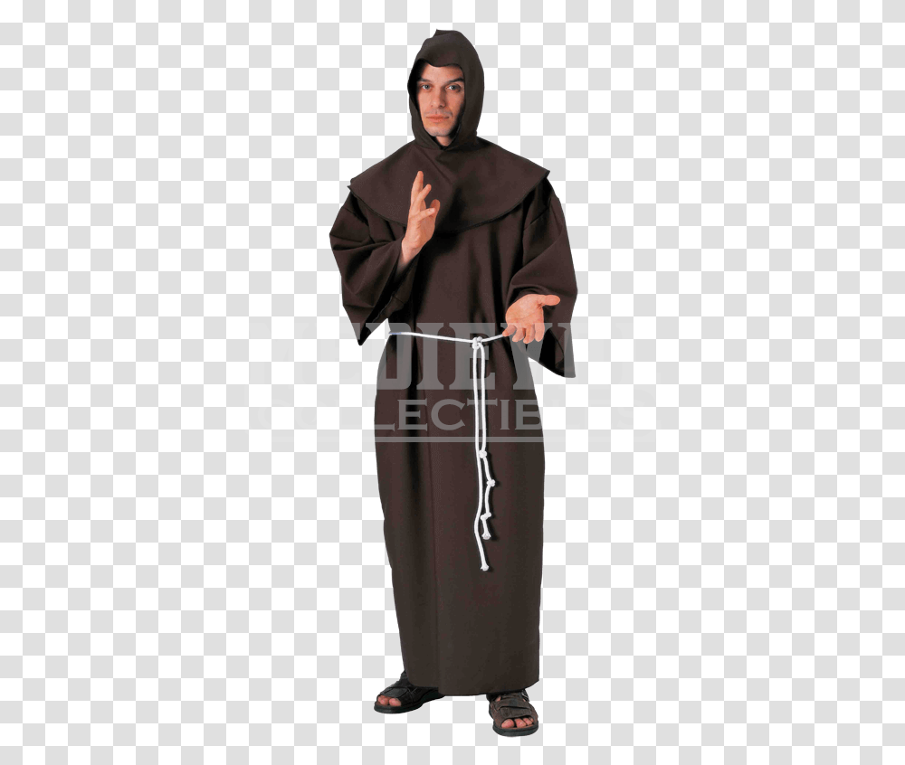 Robes Drawing Monk Medieval Robe, Person, Sleeve, Long Sleeve Transparent Png