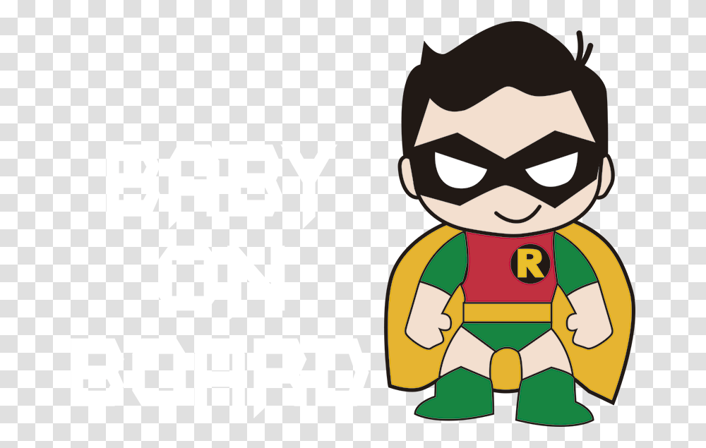 Robin Baby On Board Sticker Batman Y Robin Bebes, Person, Human, Pirate, Plant Transparent Png