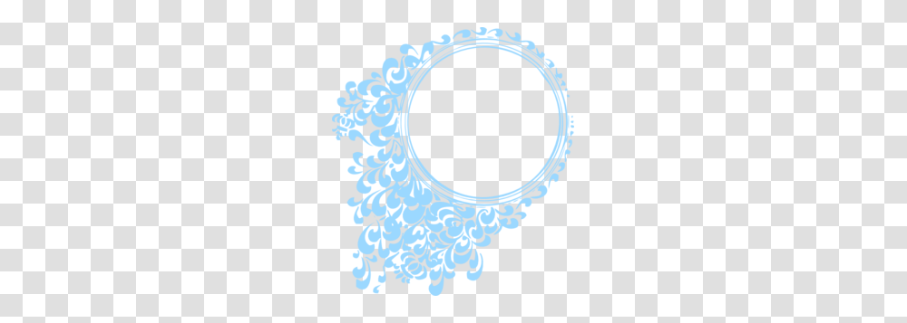 Robin Blue Circle Frame Clip Art Doodles And Swirls, Machine, Gear, Face, Lace Transparent Png