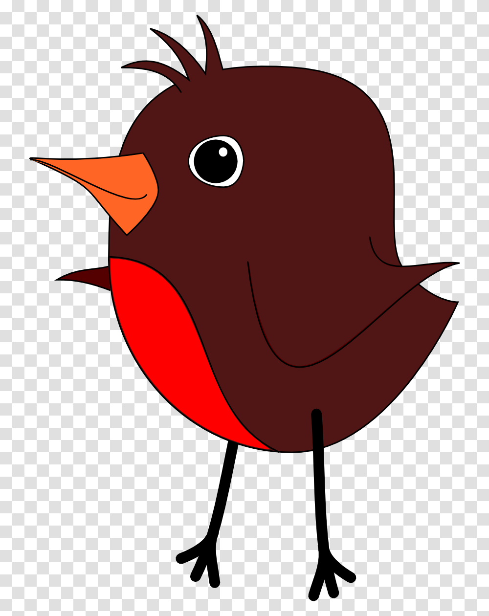 Robin Clipart Cute, Bird, Animal, Beak, Fowl Transparent Png