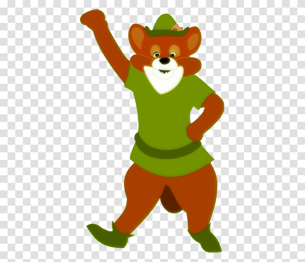 Robin Hood Fox Clipart, Mascot, Toy, Elf, Costume Transparent Png