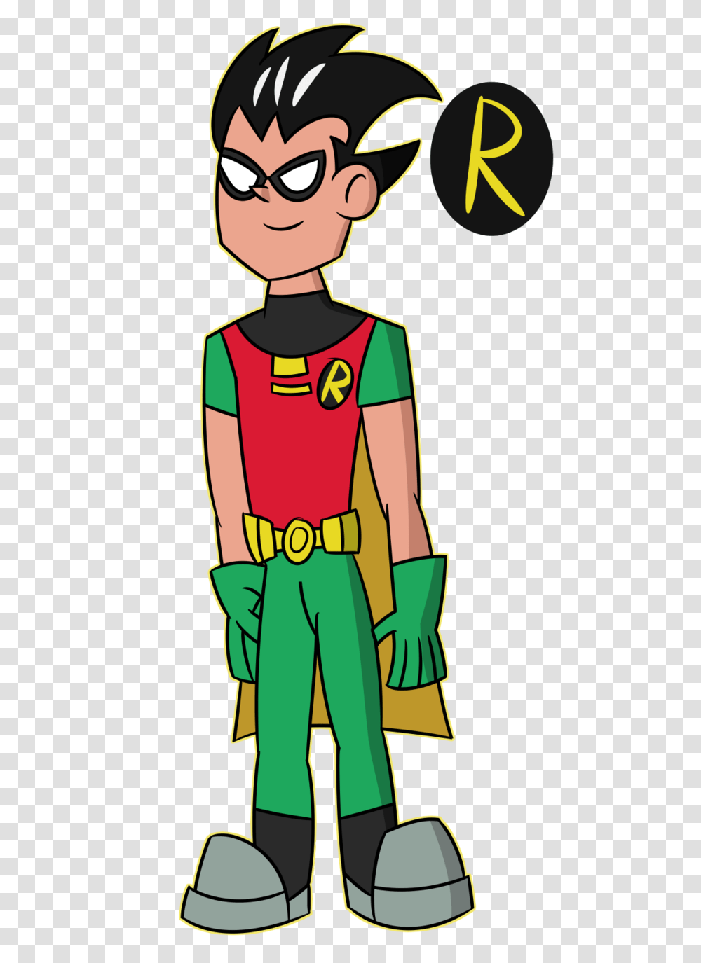 Robin Of Teen Titans, Sleeve, Apparel, Person Transparent Png