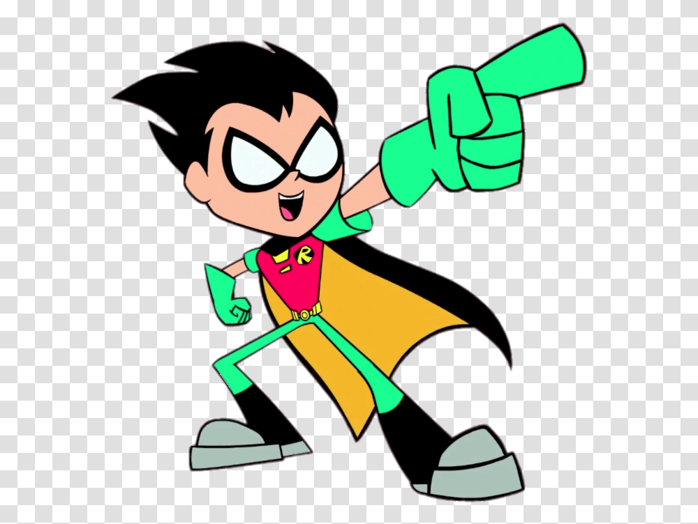 Robin Teen Titans Go, Hand, Cleaning, Appliance Transparent Png