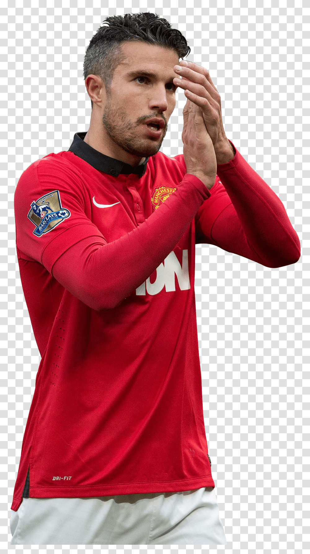 Robin Van Persie Soccer Player, Sleeve, Long Sleeve, Person Transparent Png