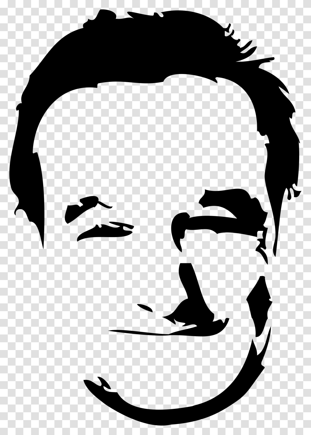 Robin Williams Drawing Outline Robin Williams Silhouette Print Transparent Png