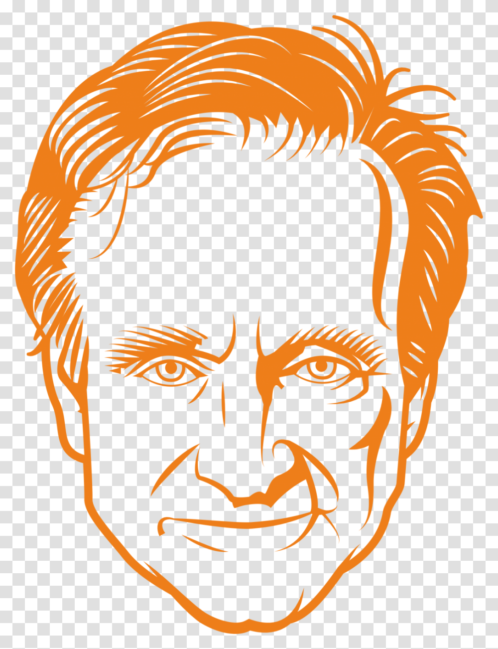 Robin Williams Silueta, Label Transparent Png