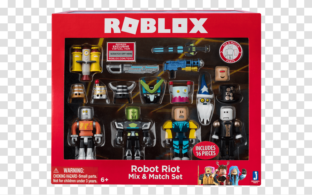 Roblox 34 Roblox Toys Robot Riot, Person, Human, PEZ Dispenser Transparent Png