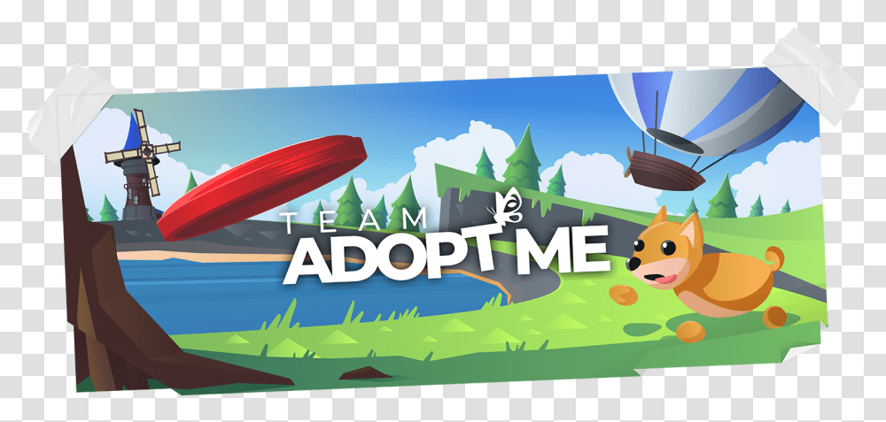 Roblox Adopt Me Logo, Advertisement, Airplane, Outdoors Transparent Png