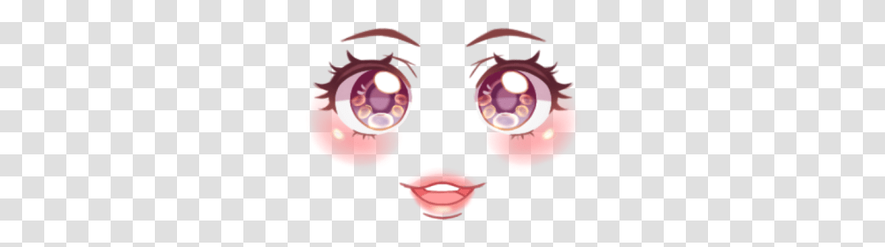 Roblox Anime Face Makeup Smile, Mouth, Lip, Teeth, Tongue Transparent Png