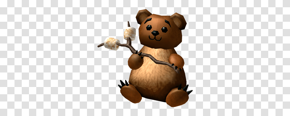 Roblox Bobo The Picnic Bear Blue Collar Cat Roblox, Figurine, Plant, Toy, Sweets Transparent Png