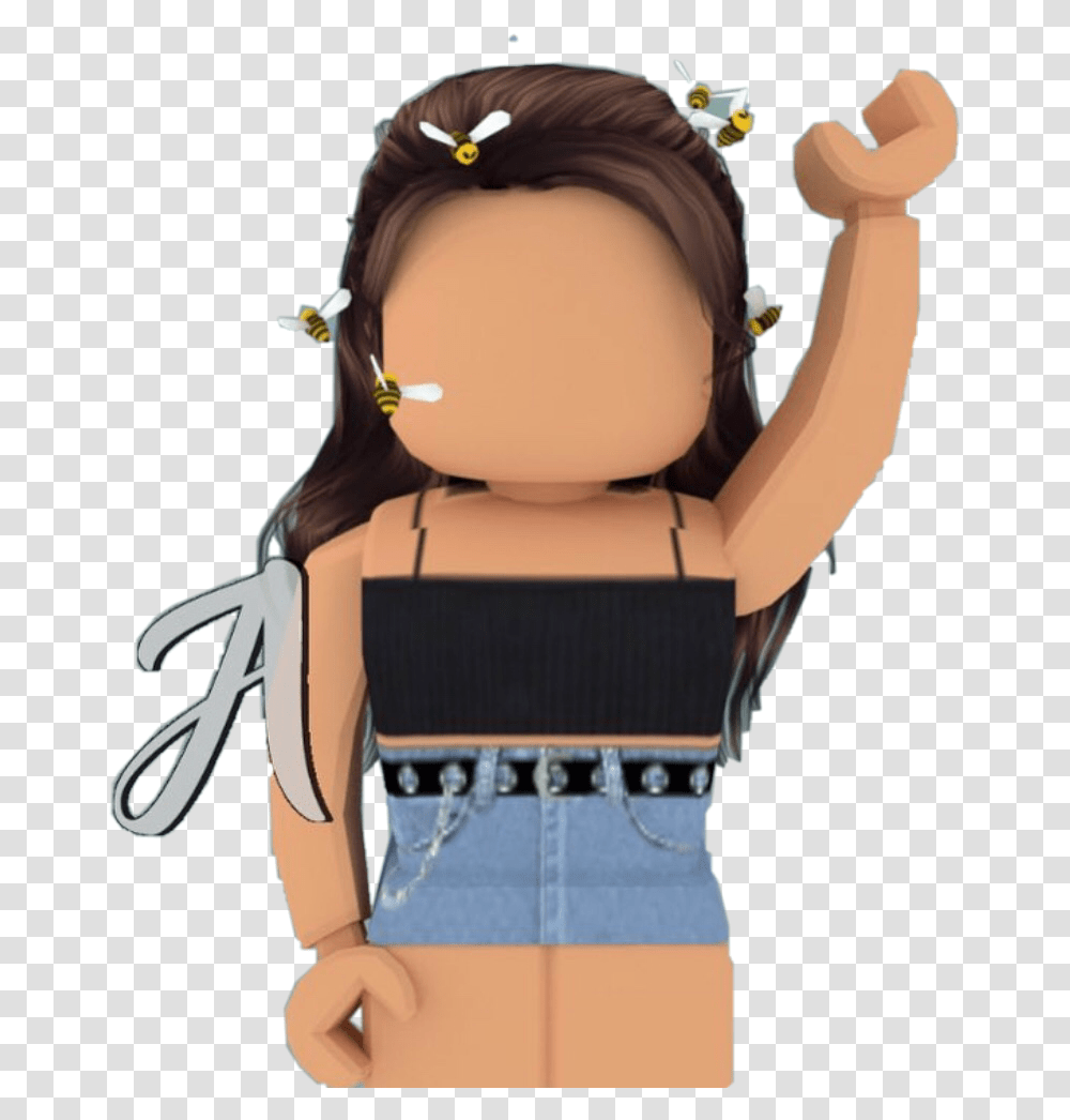 Roblox Character Hai Sticker By Keylivillicana25 Midriff, Clothing, Apparel, Toy, Helmet Transparent Png