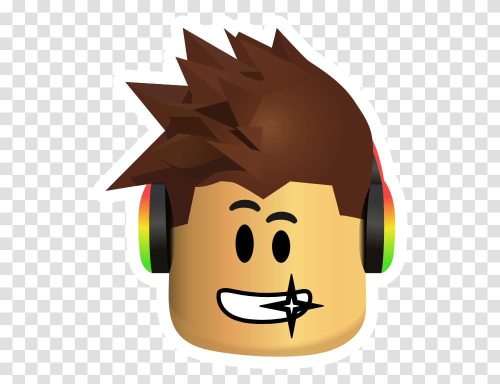 Roblox Character Head Sticker In 2020 Roblox Character, Label, Text, Cross, Symbol Transparent Png