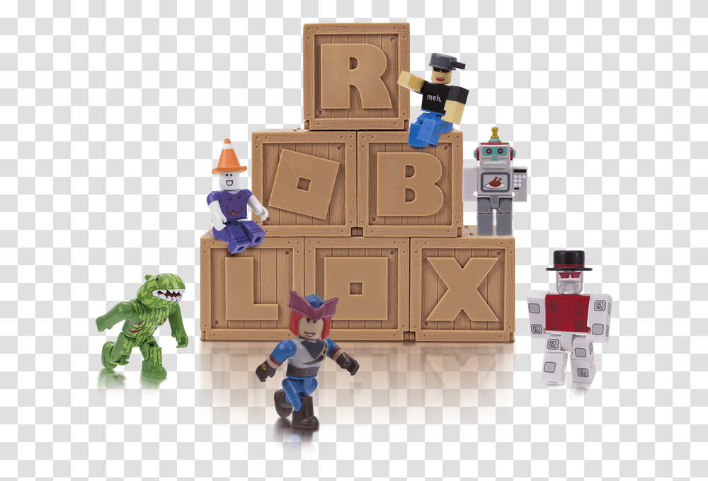 Roblox Character Mystery Figures Series 2 Roblox Cake Roblox Toys Wave, Cardboard, Robot, Carton, Box Transparent Png