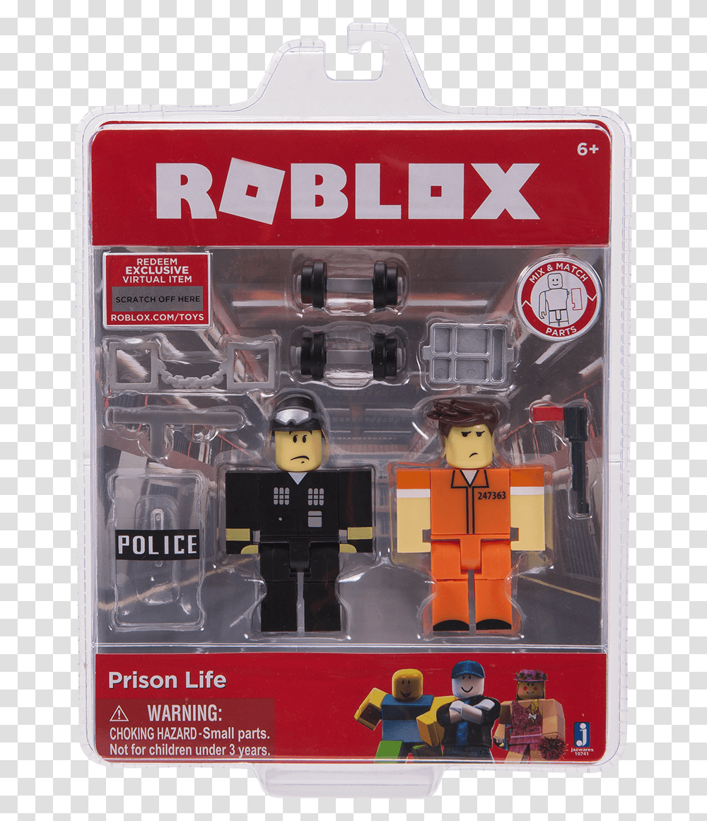 Roblox Character Roblox Prison Life Toy, Person, Human, PEZ Dispenser, Robot Transparent Png