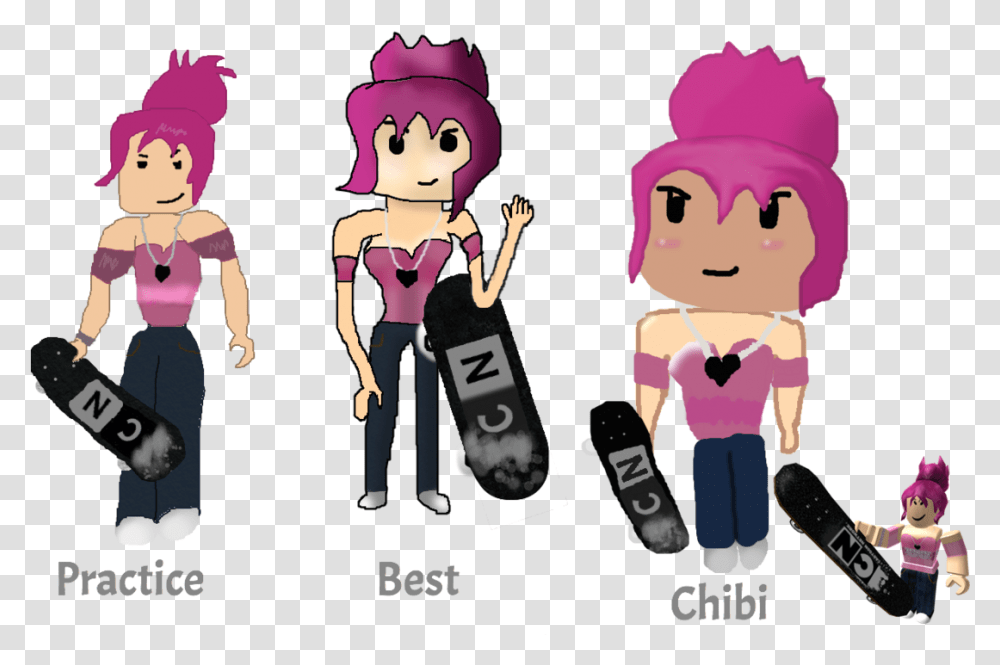 Roblox Drawing Anime Anime Characters In Roblox, Person, People, Skateboard, Toy Transparent Png