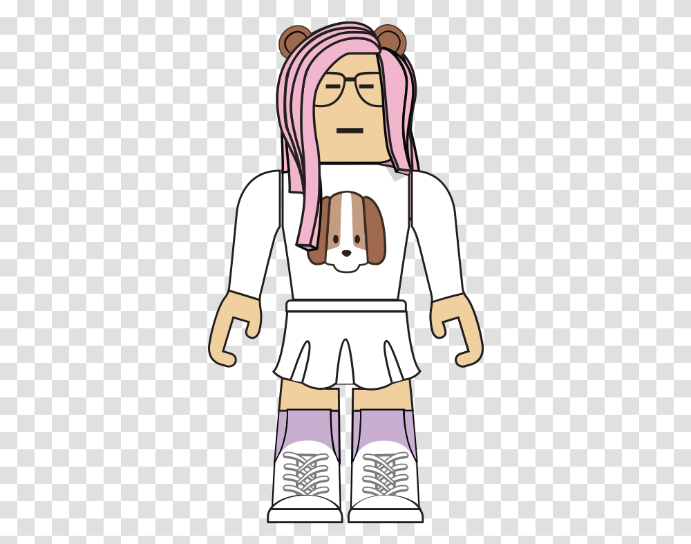 Roblox Girl, Label, Female Transparent Png