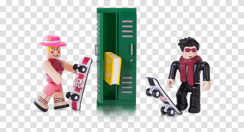 Roblox High School Toy, Robot, Person, Human, Skateboard Transparent Png