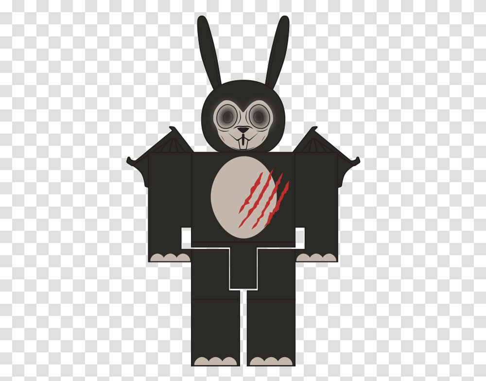 Roblox Hunted Zombie Bunny, Cross, Animal, Plan Transparent Png