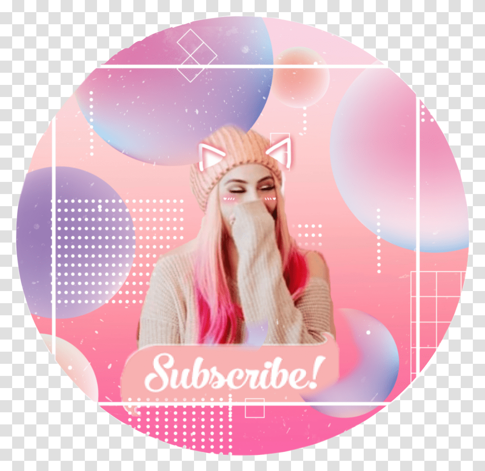 Roblox Leahashe Subscribe Youtuber Pink Edit, Person, Human, Balloon, Mat Transparent Png