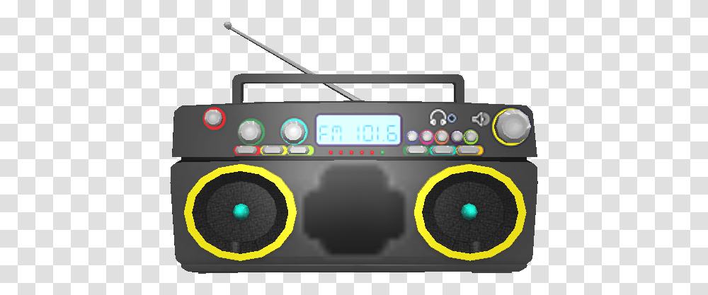 Roblox Neon 80s Boombox, Electronics, Radio, Stereo, Speaker Transparent Png