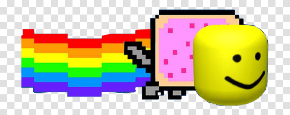 Roblox Nian Cat Picsart Noob Roblox Nyan Cat, Pac Man Transparent Png