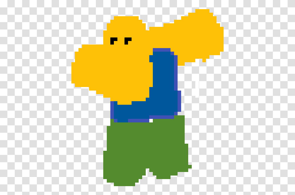 Roblox Noob Dabbing Noob Dabbing Roblox Art, Pac Man Transparent Png