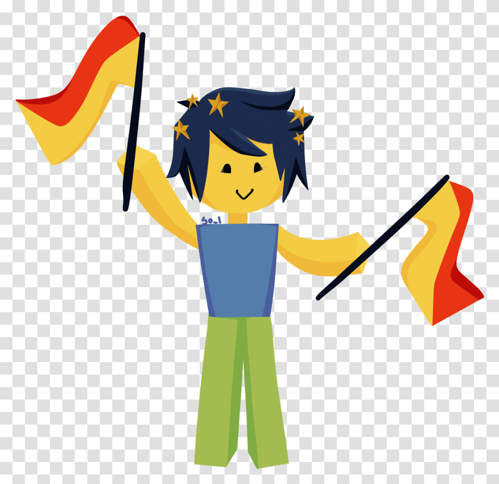 Roblox Noob Performs A Semaphore Letter Fictional Character, Person, Hand, Performer, People Transparent Png