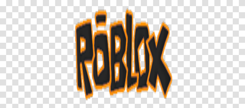 Roblox Orange Logo Logodix Orange Halloween Roblox Logo, Text, Alphabet, Word, Crowd Transparent Png