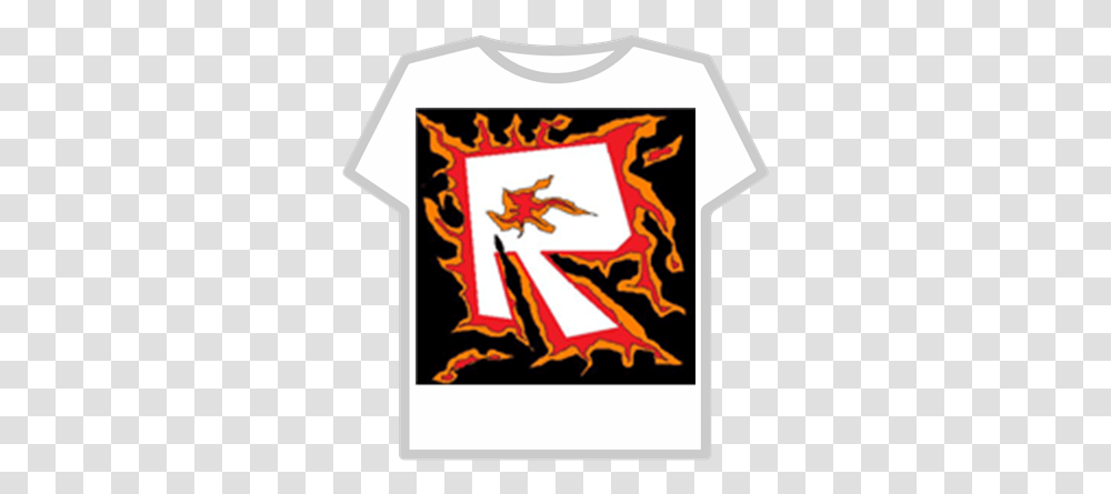 Roblox R Logo Fire Type Roblox Roblox T Shirt Red Hoodie, Clothing, Apparel, Symbol, Leaf Transparent Png