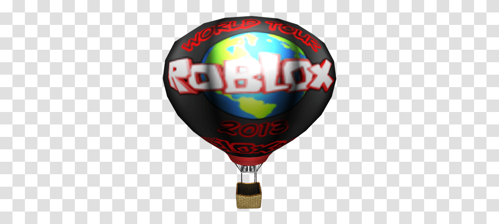Roblox World Tour Hot Air Balloon Wikia Fandom Roblox Hot Air Balloon, Helmet, Clothing, Apparel, Aircraft Transparent Png