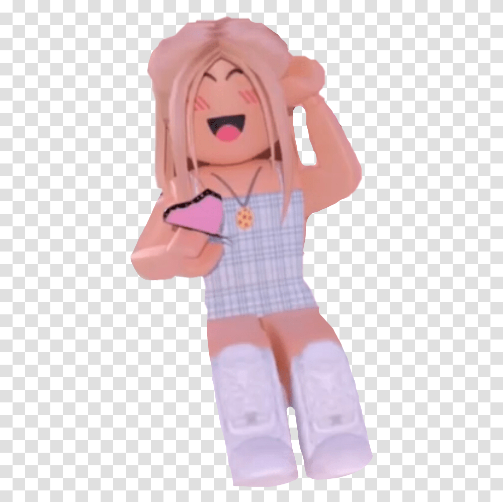 Robloxgirl Roblox Robloxgfx Girl Sticker By Fictional Character, Doll, Toy, Person, Human Transparent Png