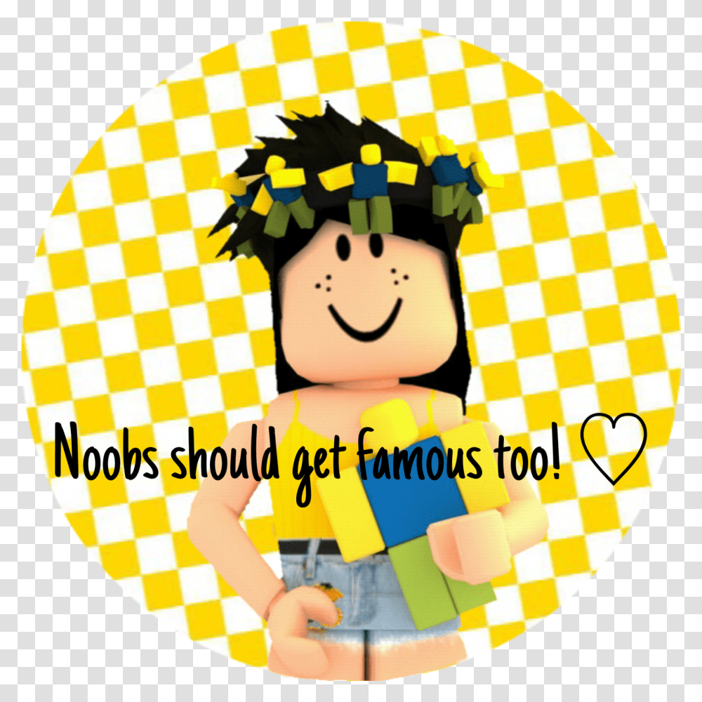 Robloxnoob Sticker By Noobs Should Get Famous Too Roblox, Face, Graphics, Art, Female Transparent Png