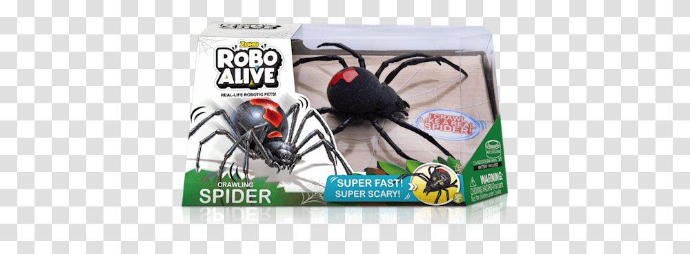Robo Alive Spider Robo Alive The Spider, Animal, Invertebrate, Insect, Bird Transparent Png
