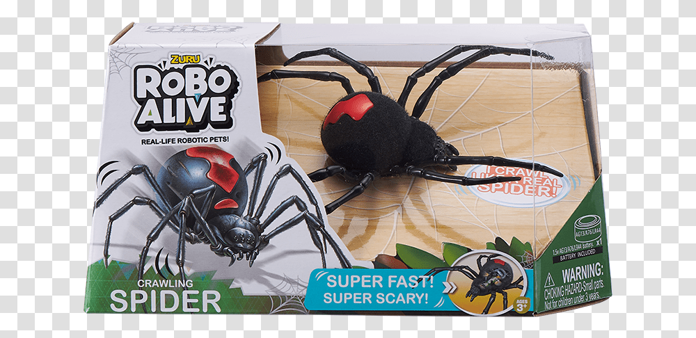 Robo Alive Spin, Invertebrate, Animal, Insect, Black Widow Transparent Png