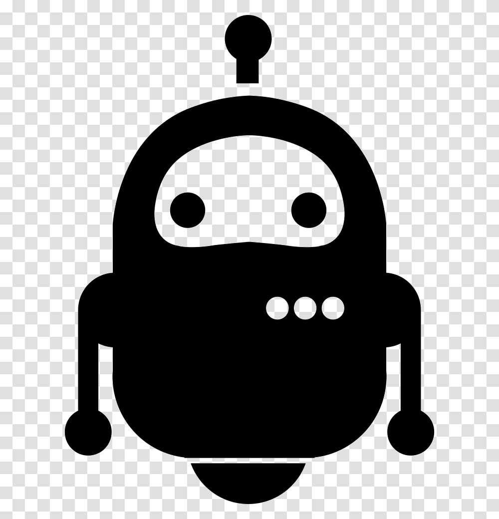 Robo To Logo Robots Icon, Stencil, Giant Panda, Wildlife, Mammal Transparent Png