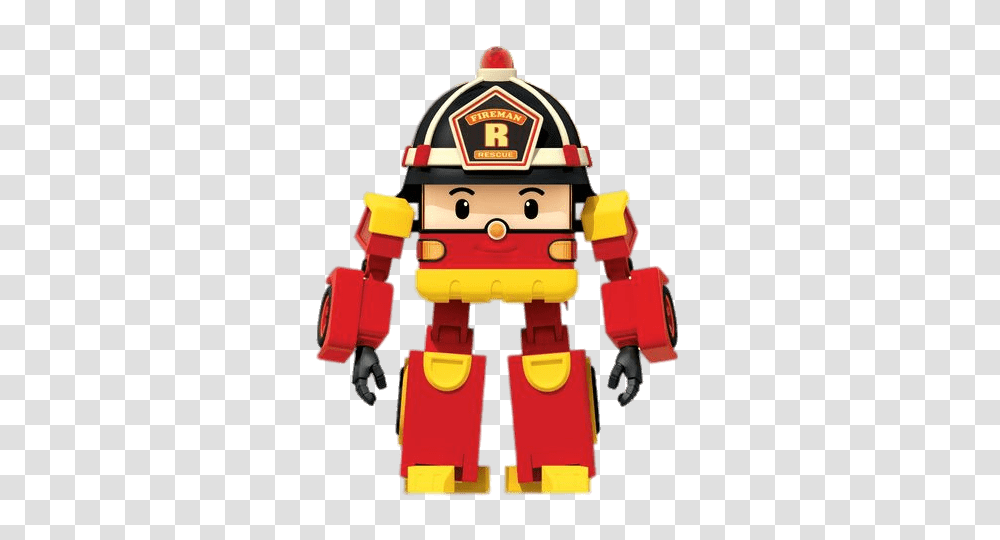 Robocar Poli Character Roy The Fireman, Toy, Robot, Long Sleeve Transparent Png