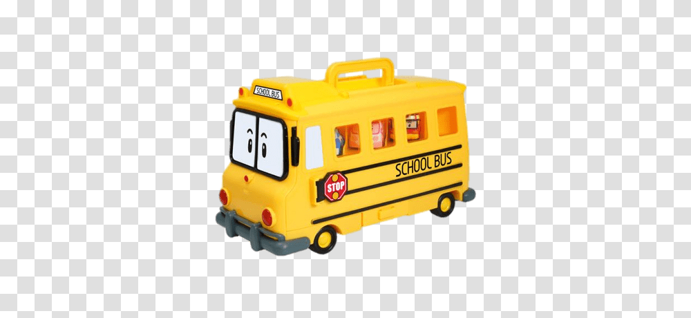 Robocar Poli Character Schoolb The School Bus, Vehicle, Transportation, Fire Truck, Van Transparent Png