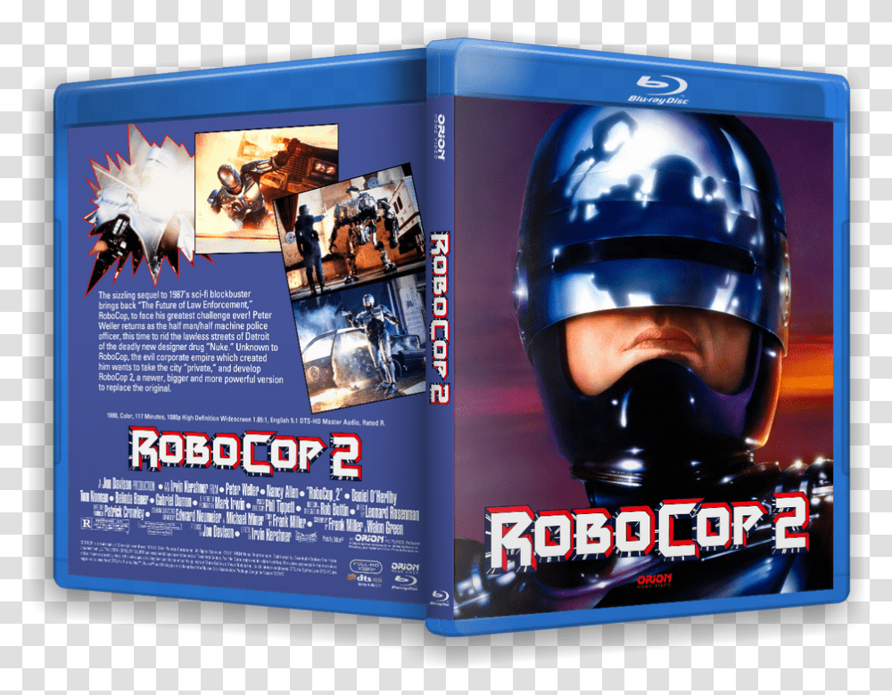 Robocop 2 Poster, Apparel, Helmet, Crash Helmet Transparent Png