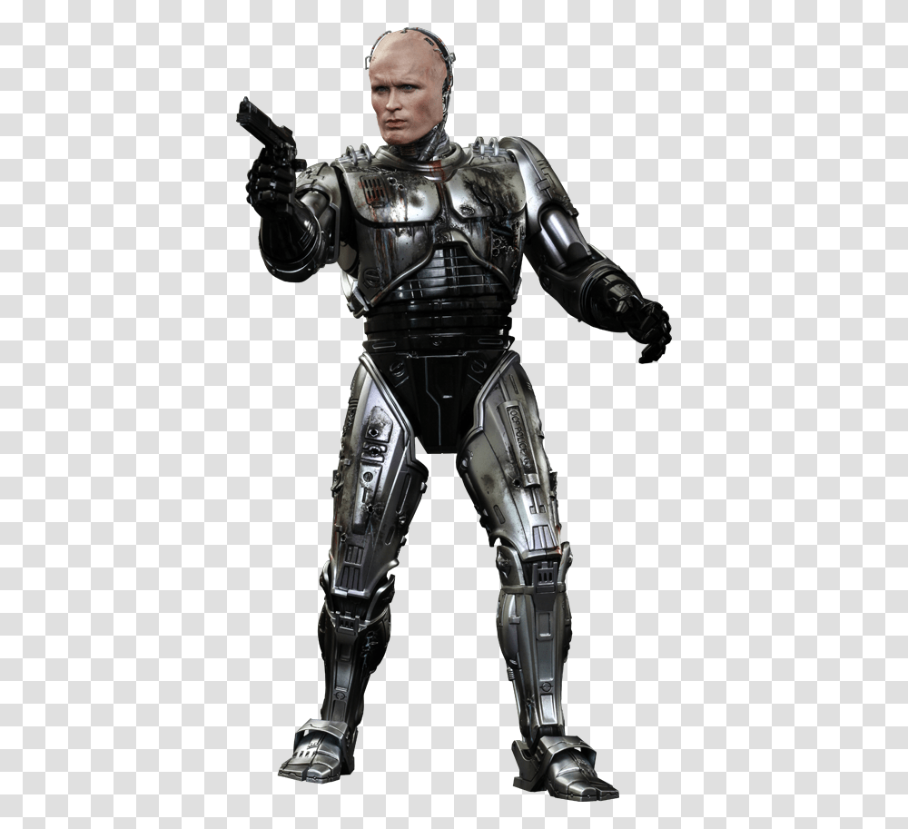 Robocop, Character, Armor, Gun, Weapon Transparent Png