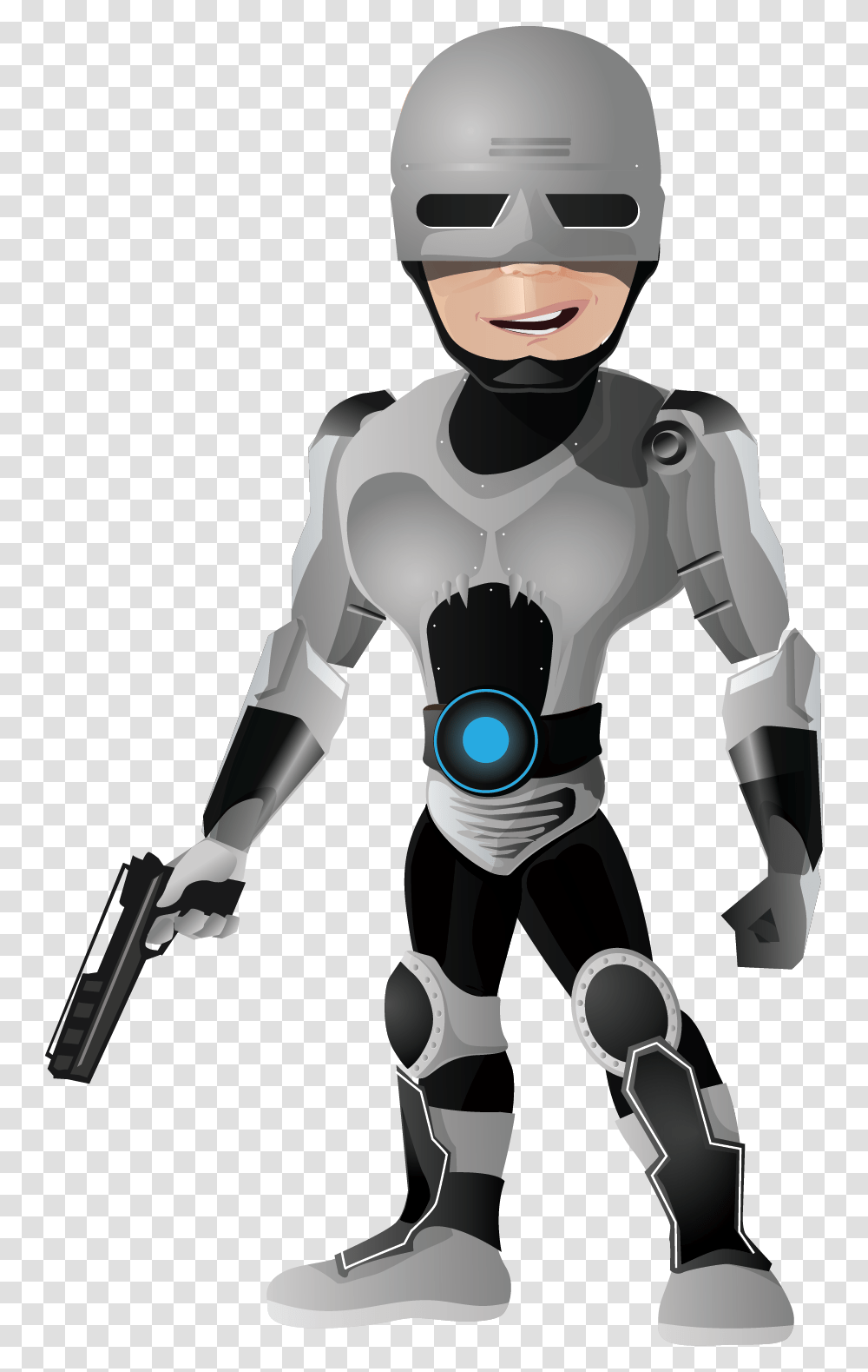 Robocop, Character, Toy, Robot, Helmet Transparent Png